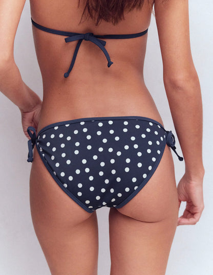 Symi Reversible Bikini Bottoms-French Navy