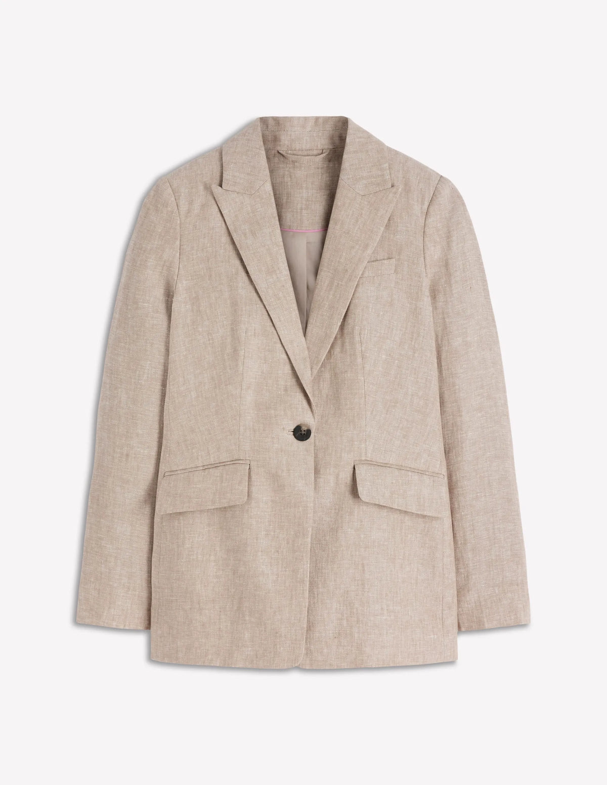 Woodbridge Linen Blazer-Amphora, Chambray