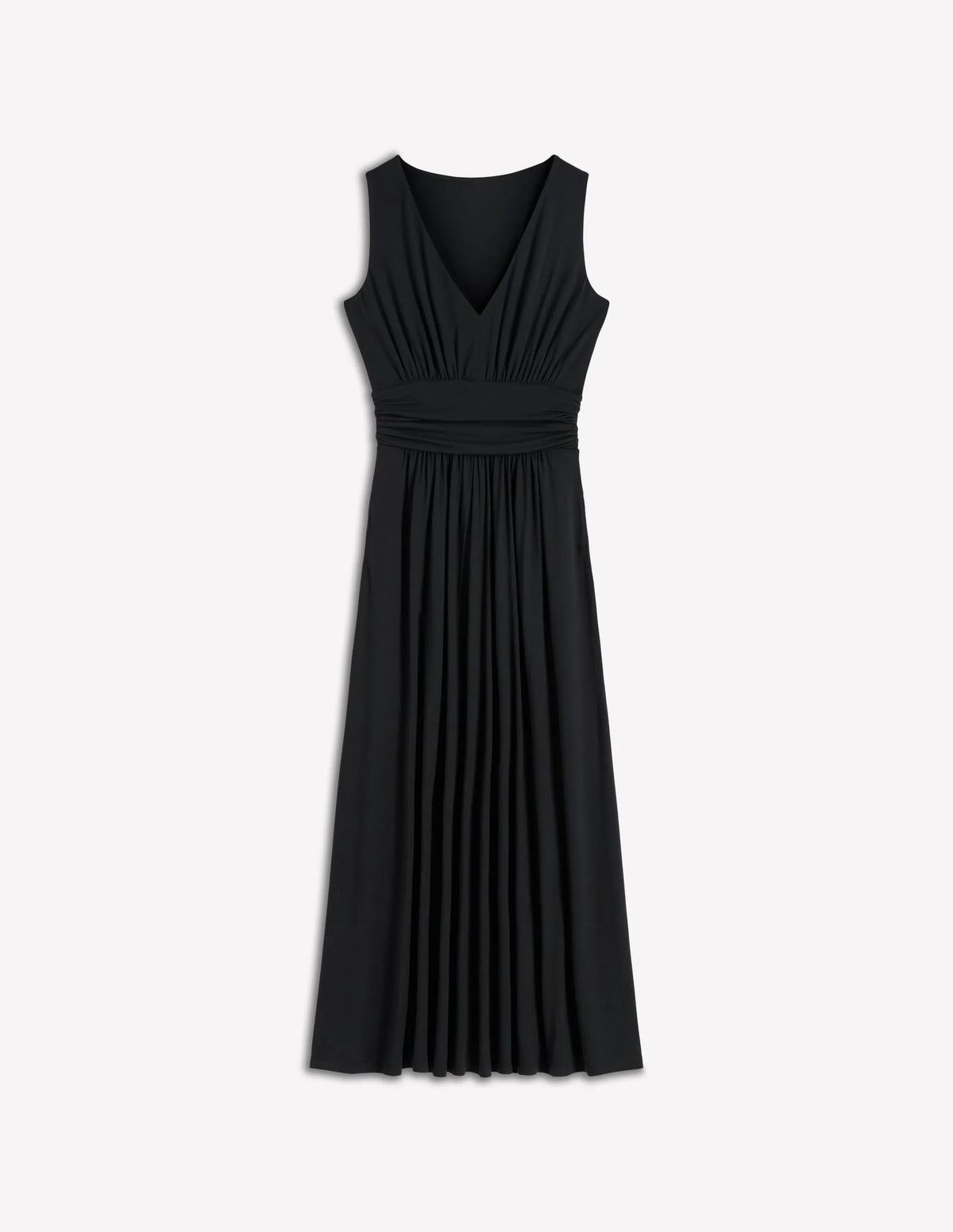 Elodie Jersey Maxi Dress-Black
