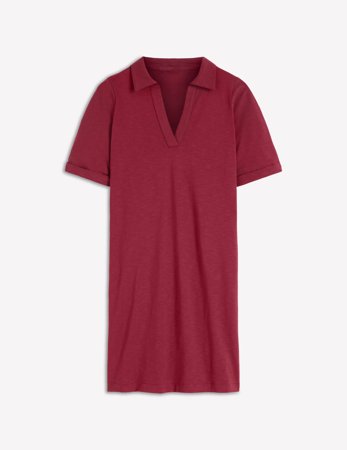 Tilda Jersey T-shirt Dress-Rich Chestnut