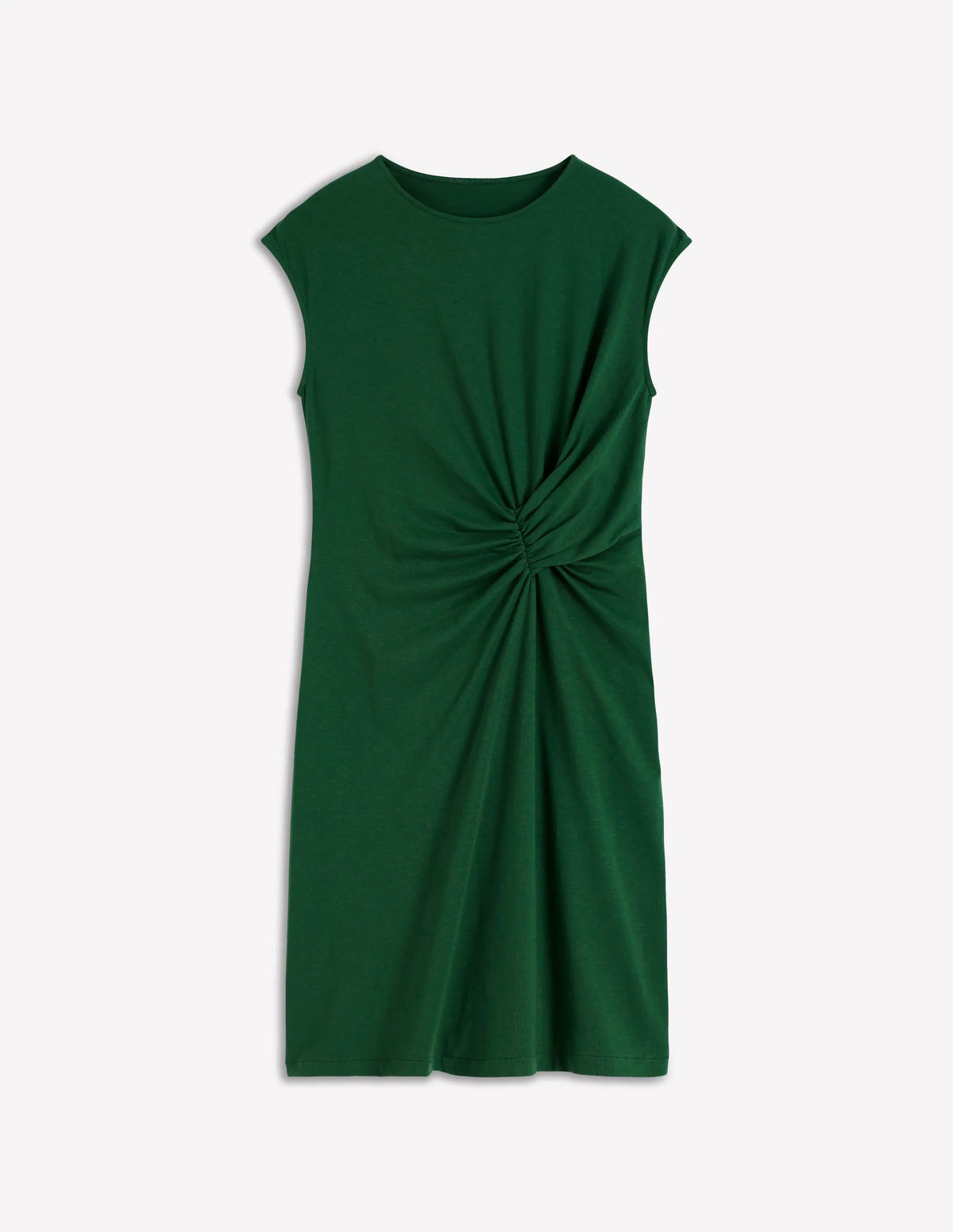 Delilah Twist Short Dress-Hunter Green