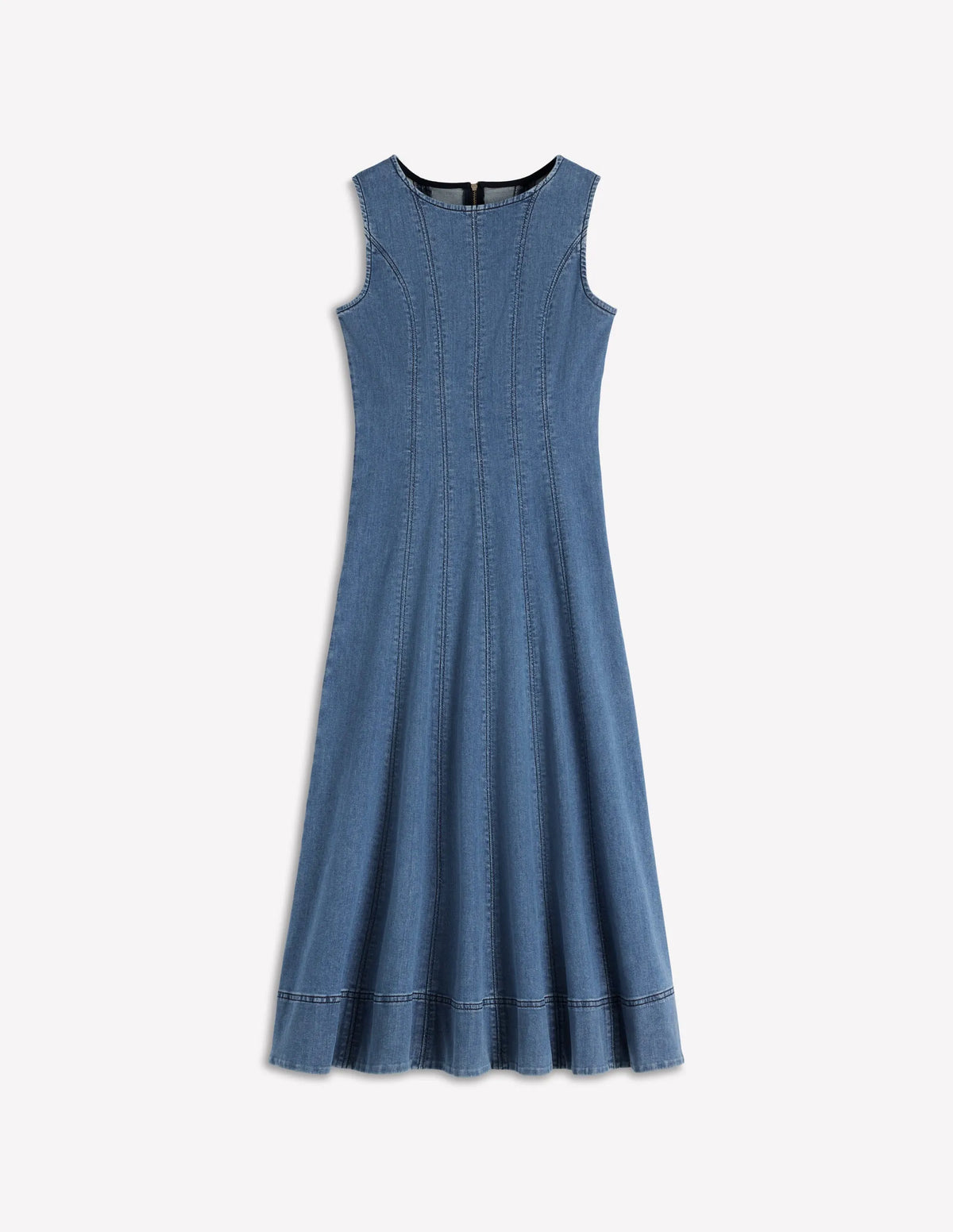 Annet Denim Midi Dress-Mid Vintage