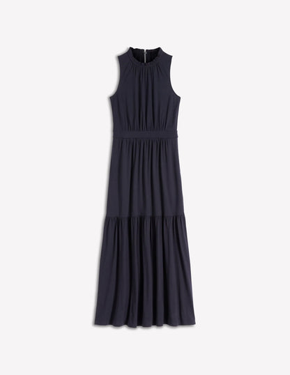 Camalie Jersey Maxi Dress-Navy