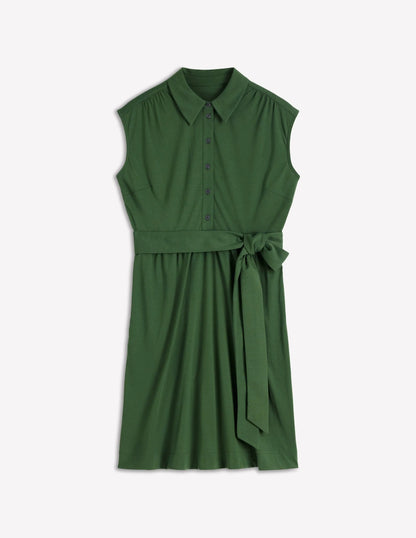 Honor Short Jersey Shirt Dress-Broad Bean