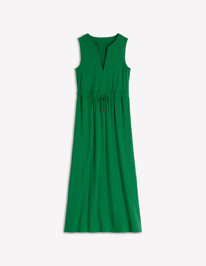 Delphine Midi Sleeveless Dress-Fresh Green