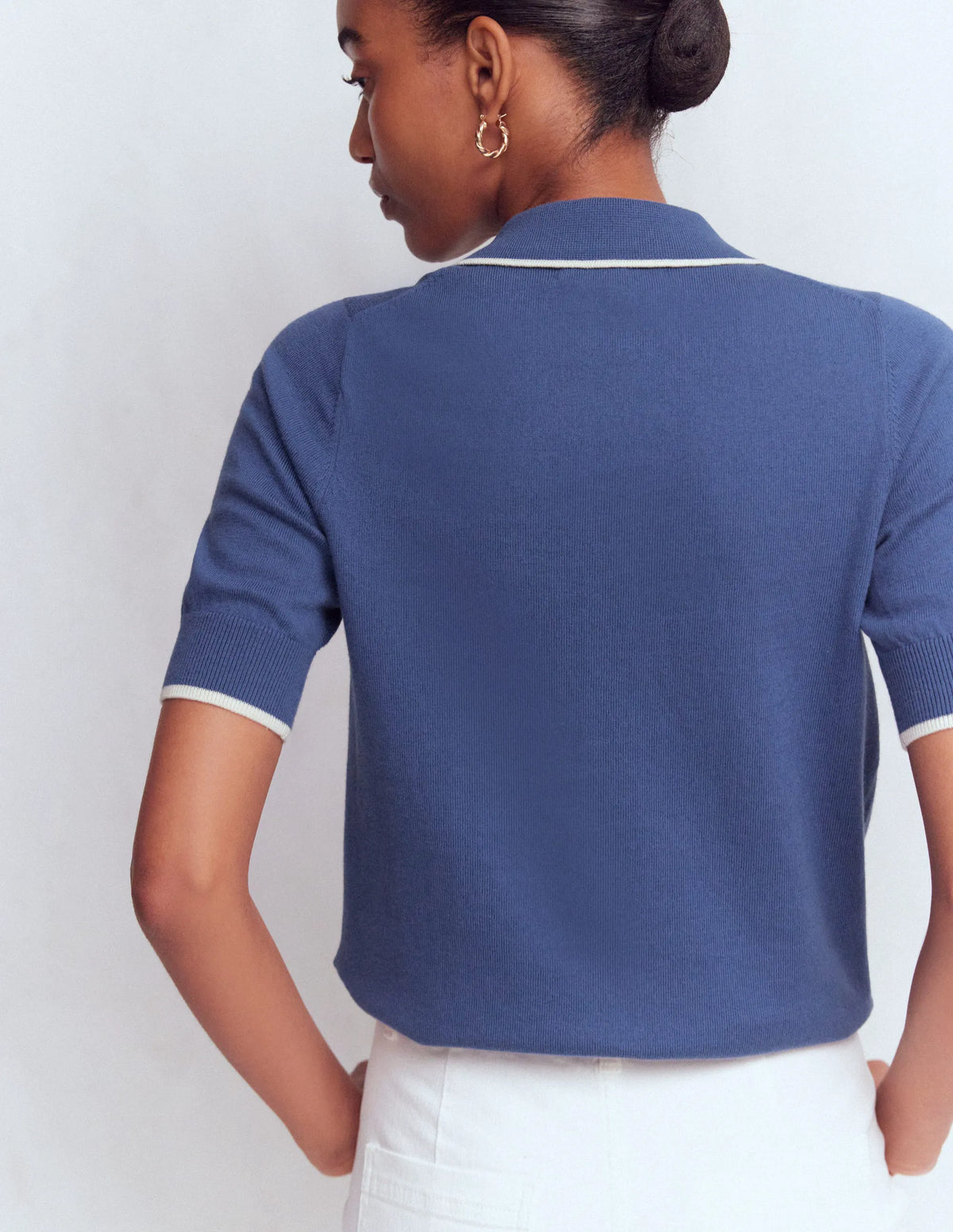Liz Henley T-Shirt-True Navy