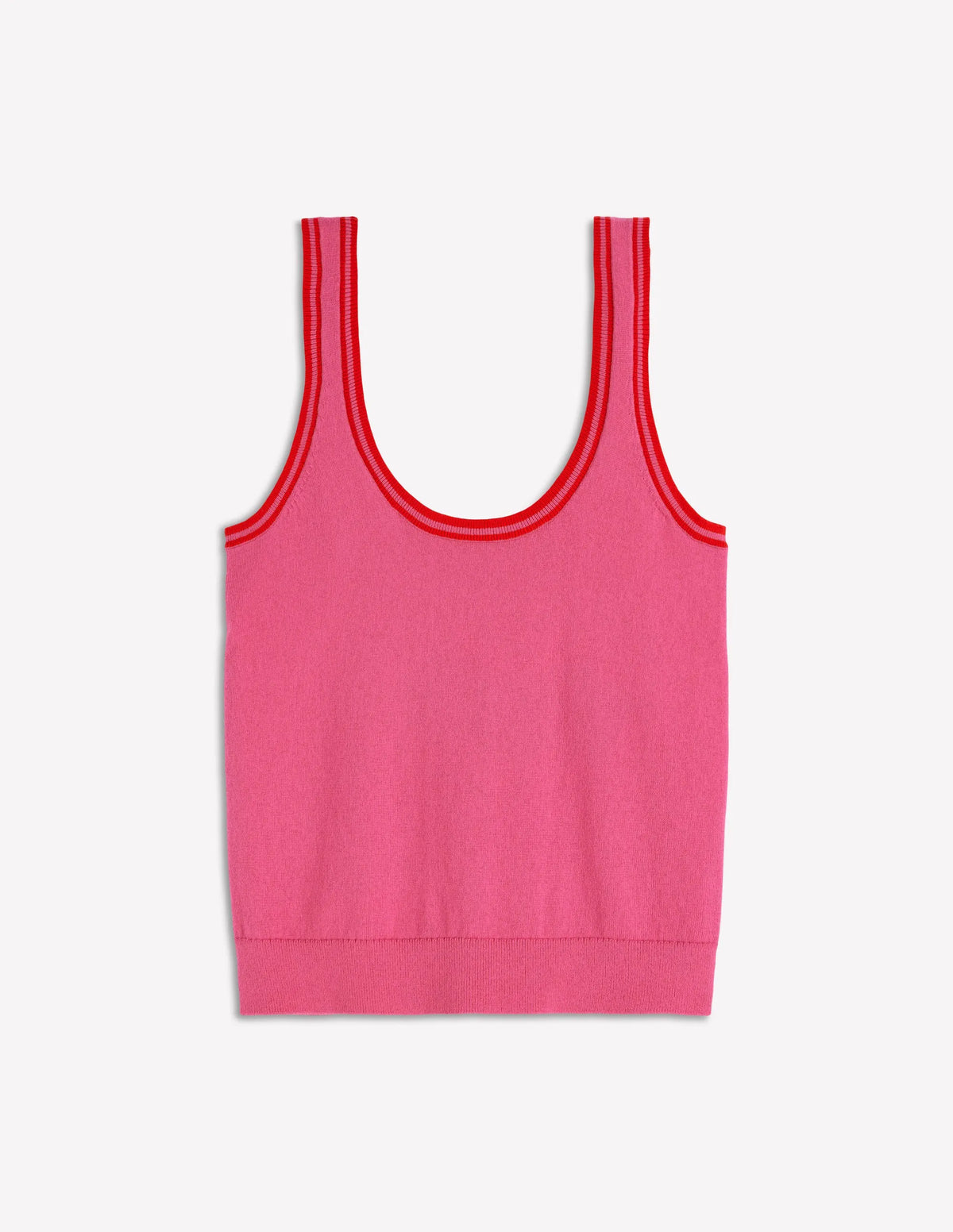Liz Knitted Tank-Pink
