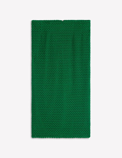 Lace Pencil Skirt-Fresh Green