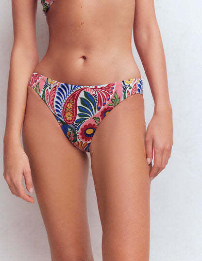 Classic Bikini Bottoms-Multi, Enchanted Paisley