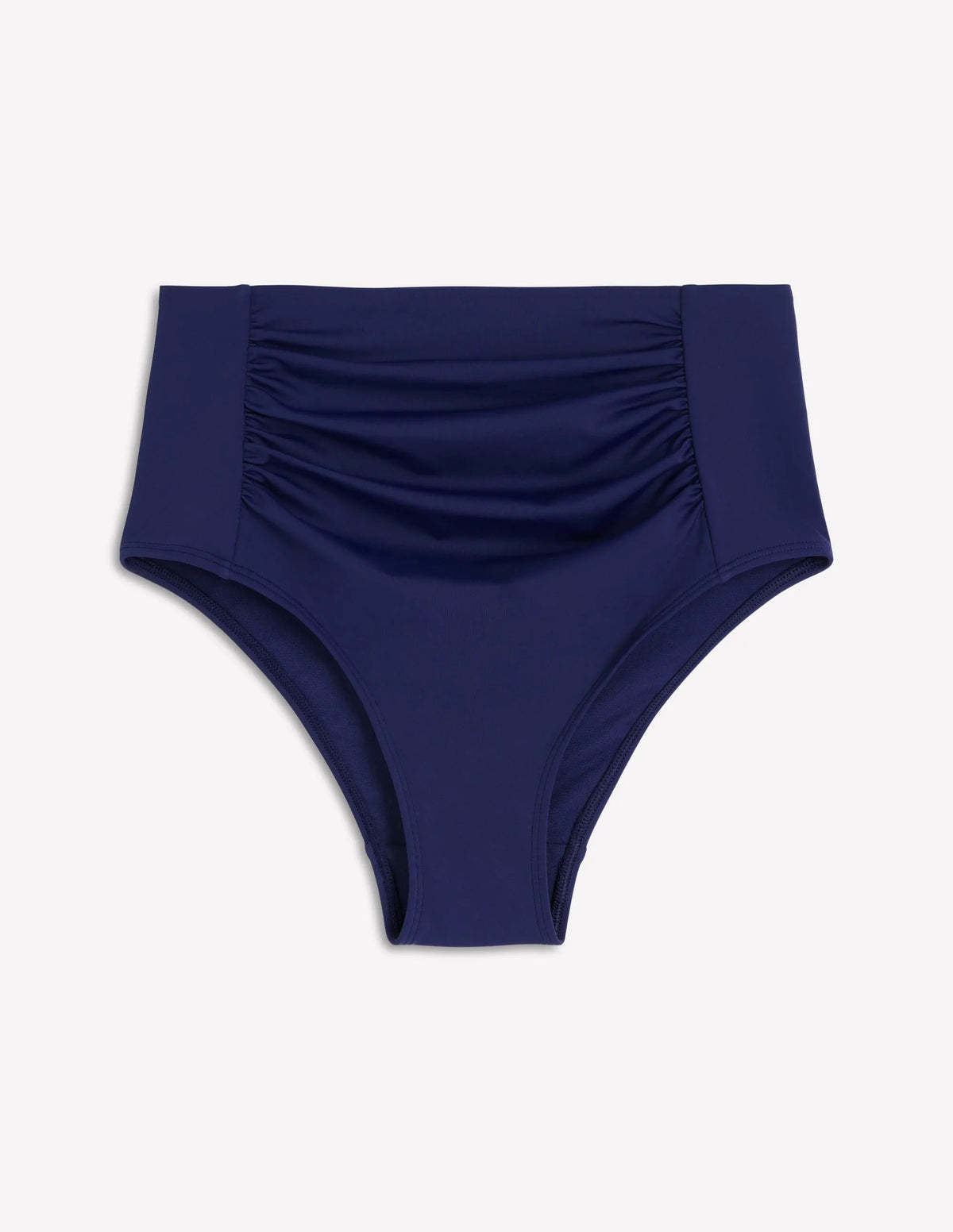 Kythira Ruched Bikini Bottoms-Navy