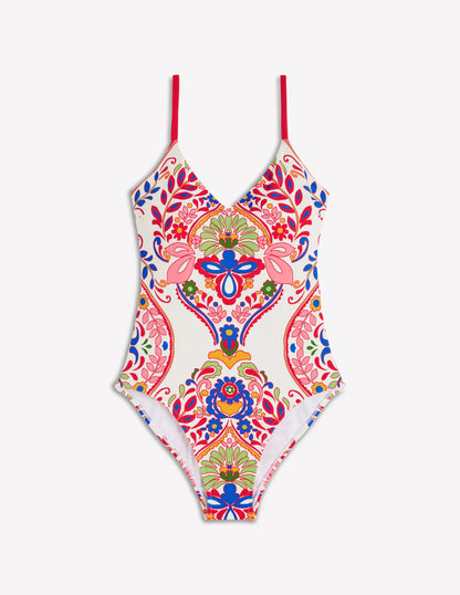 Palermo V Swimsuit-Multi, Enchanted Gardenia