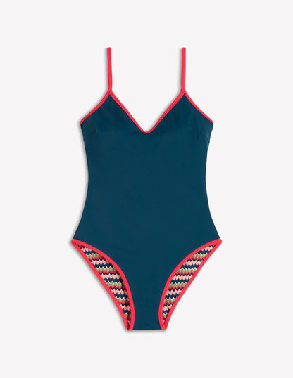 Symi Reversible Swimsuit-Multi, Zigzag Ripple