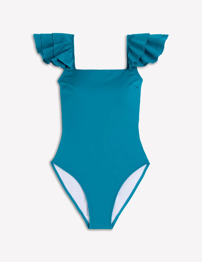 Mega Ruffle Swimsuit-Cosmo