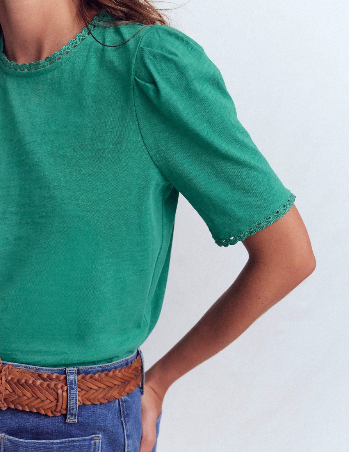 Ali Trim T-shirt-Deep Teal