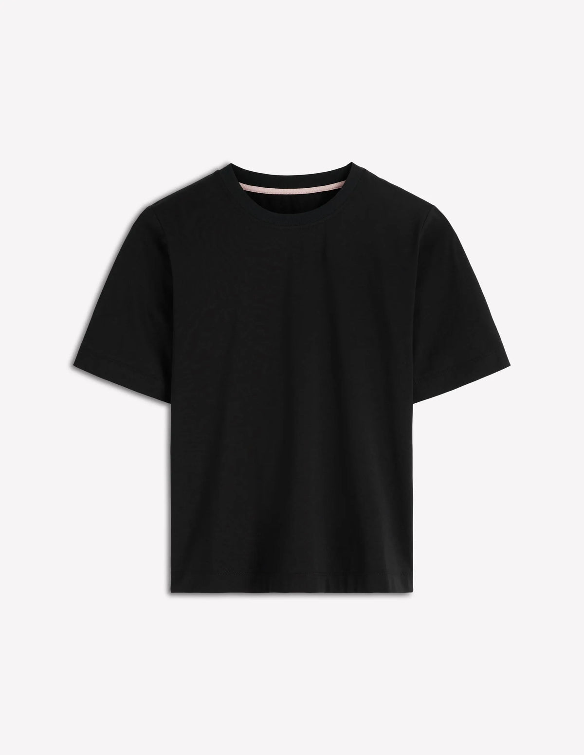 Relaxed Cotton T-shirt-Black