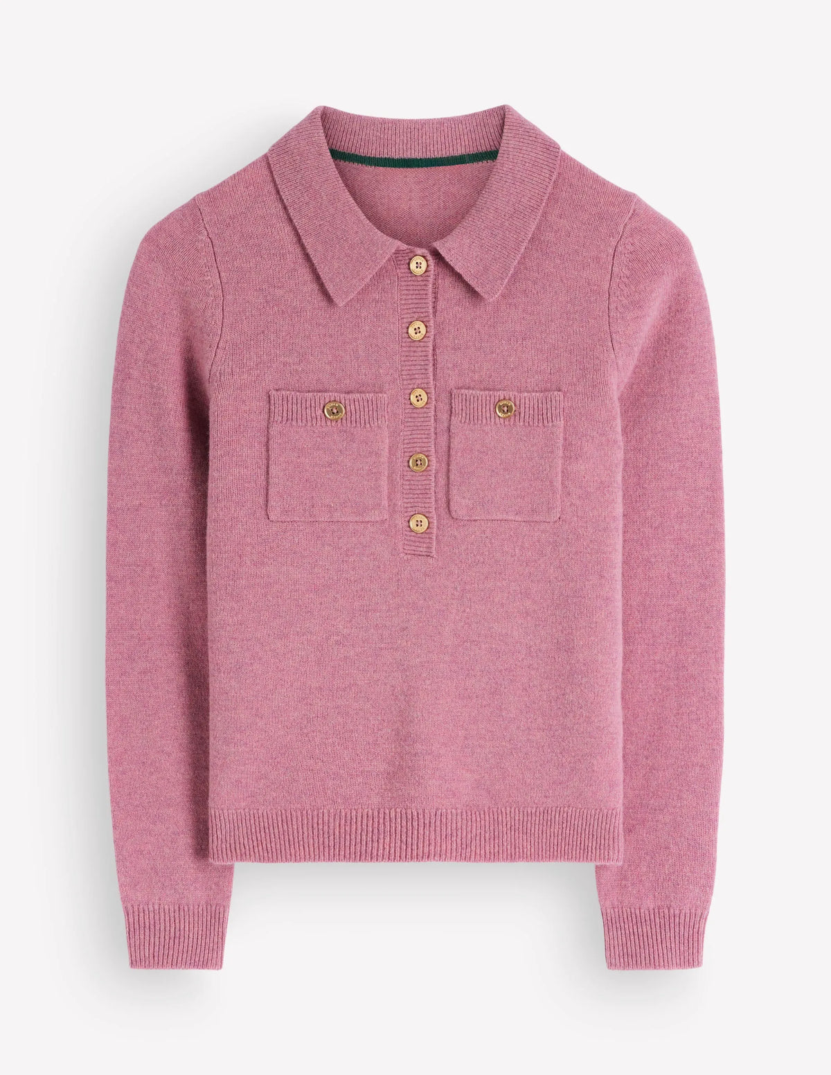Marianne Merino Wool Sweater-Pink Heather