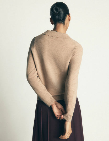 Marianne Merino Wool Sweater-Oatmeal