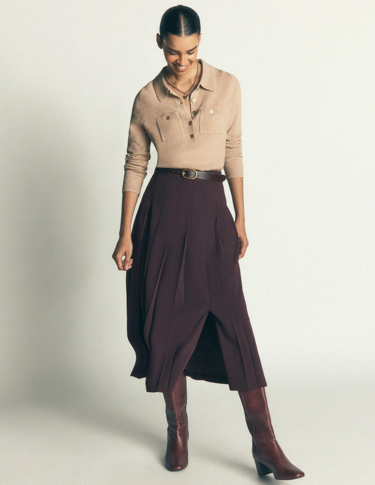 Marianne Merino Wool Sweater-Oatmeal