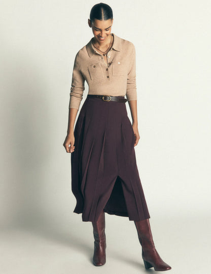 Marianne Merino Wool Sweater-Oatmeal