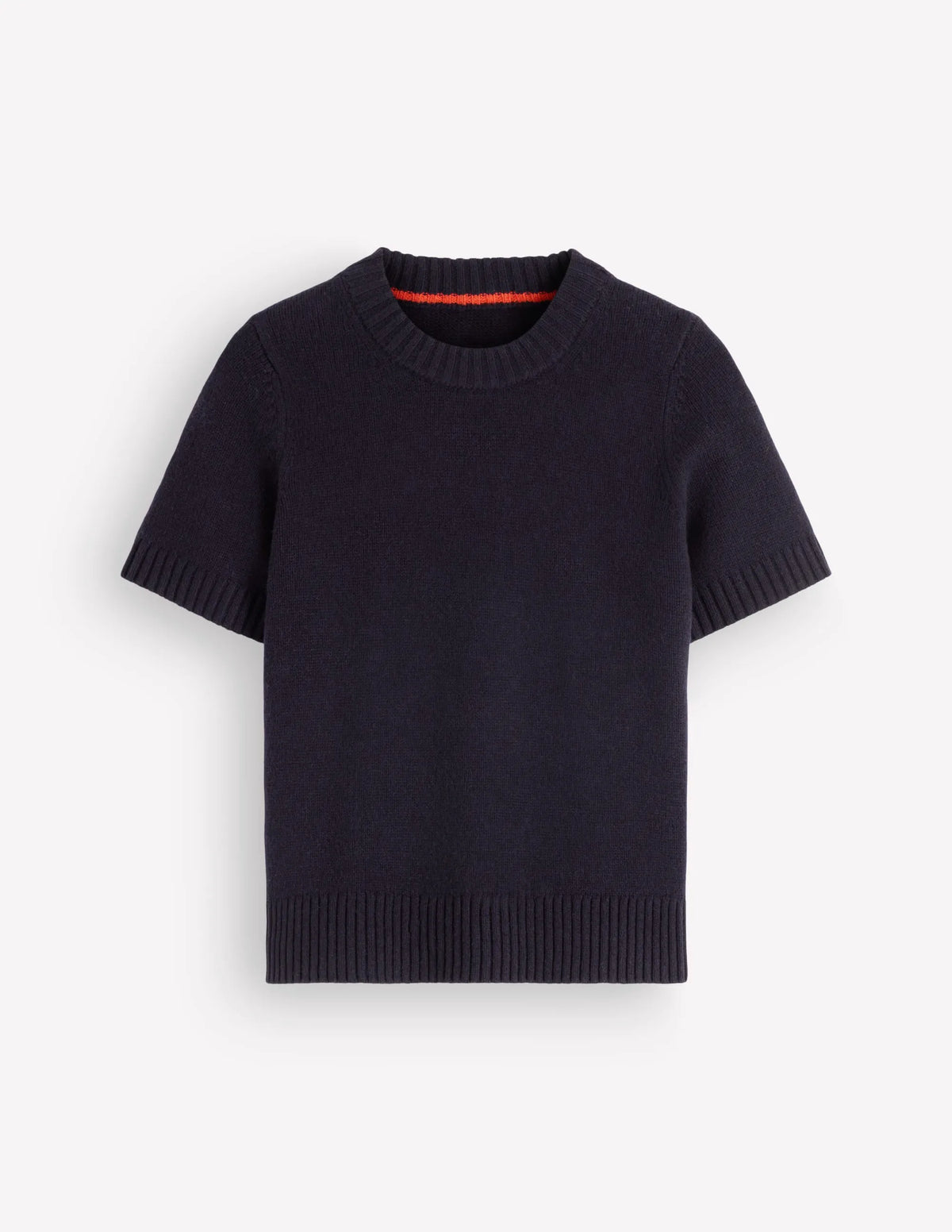 Marta Merino Wool T-shirt-Navy