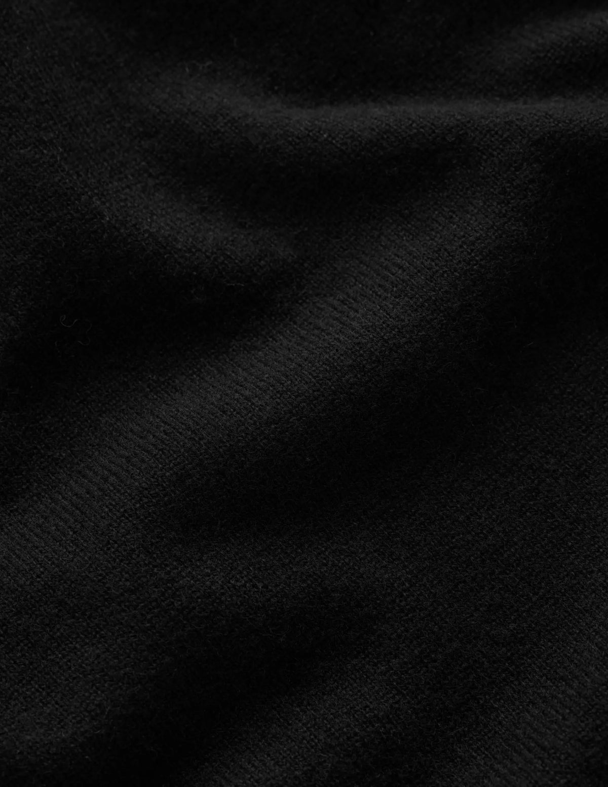 Elsie Cashmere Roll Neck-Black