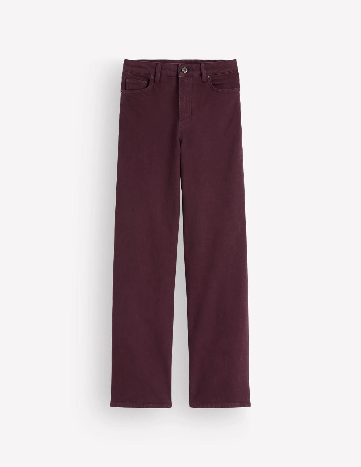 High Rise Column Leg Jeans-Wine Tasting