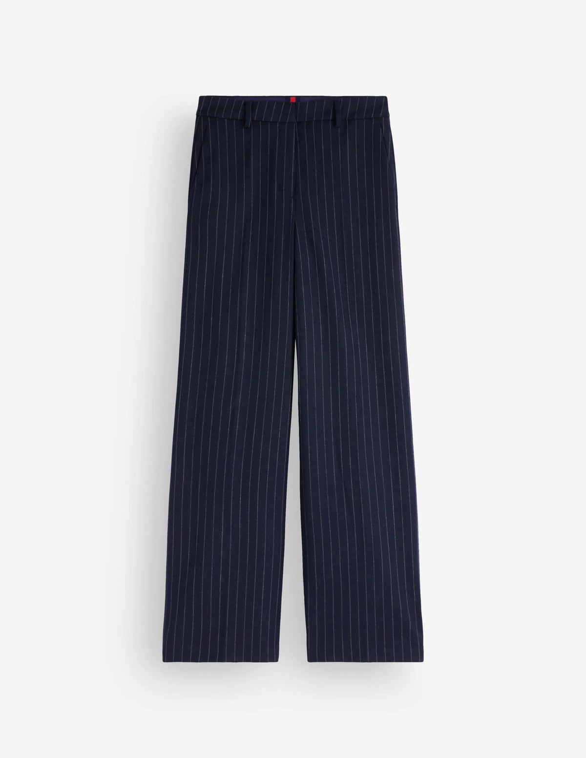 Belgravia Wool Blend Pants-Navy Pinstripe