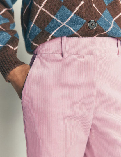Canonbury Cord 7/8 Pants-Pink Violet