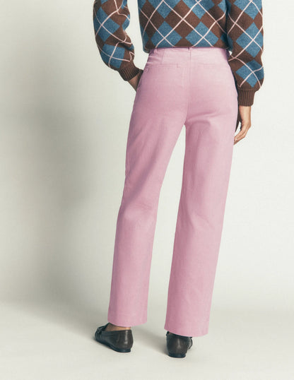 Canonbury Cord 7/8 Pants-Pink Violet