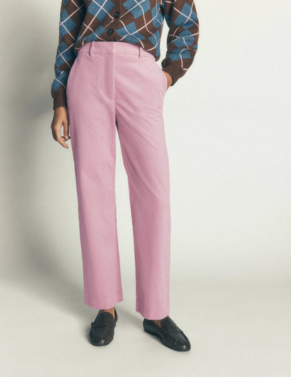 Canonbury Cord 7/8 Pants-Pink Violet