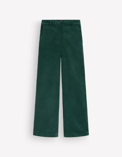 Belgravia Cord Pants-Midnight Teal