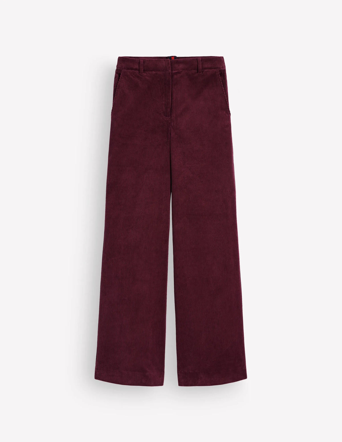 Belgravia Cord Pants-Dark Crimson