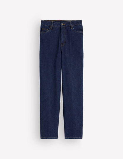 Tapered Leg Jeans-Indigo