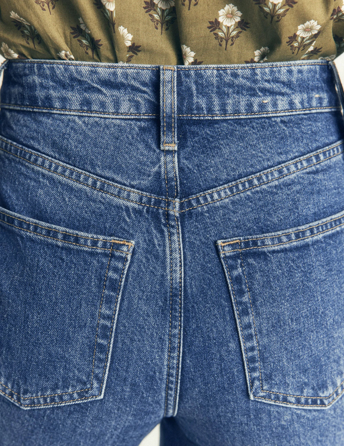 High Rise Slim Jeans-Mid Vintage