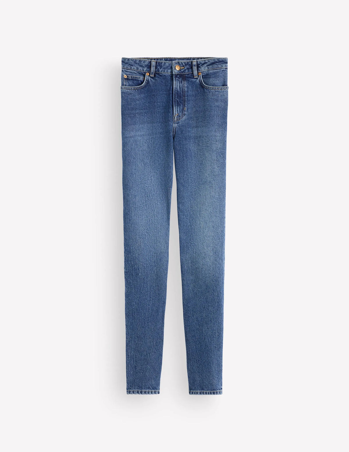 High Rise Slim Jeans-Mid Vintage