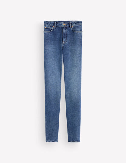 High Rise Slim Jeans-Mid Vintage