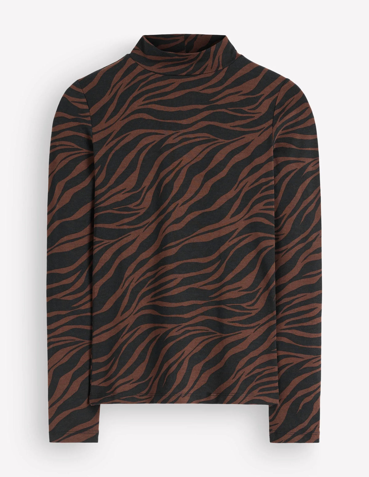 High Neck Jersey Top-Potting Soil, Zebra Swirl