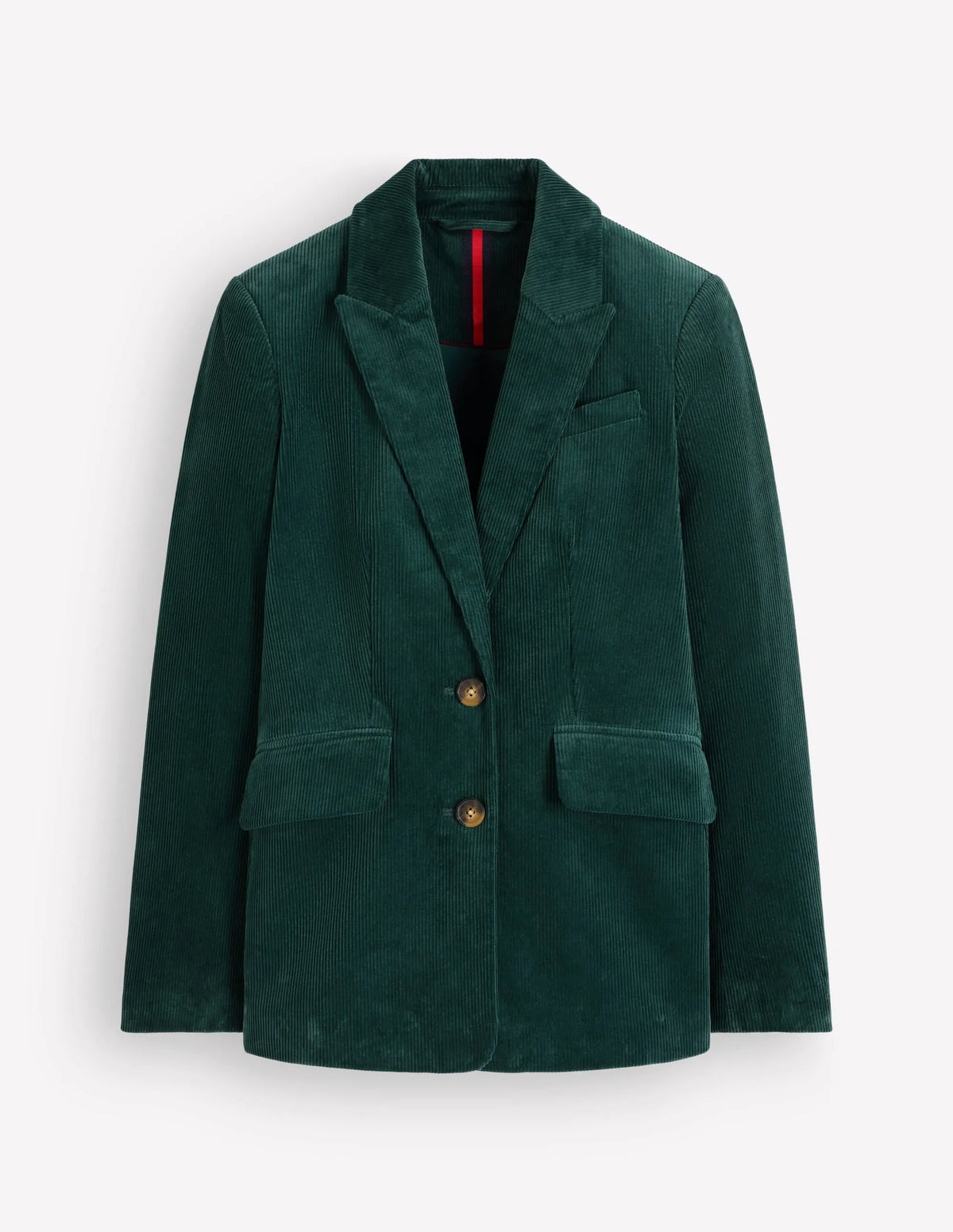 Stamford Cord Blazer-Midnight Teal