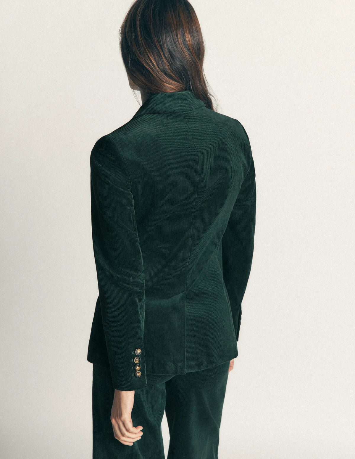 Stamford Cord Blazer-Midnight Teal