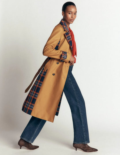 Double Breasted Trench-Camel