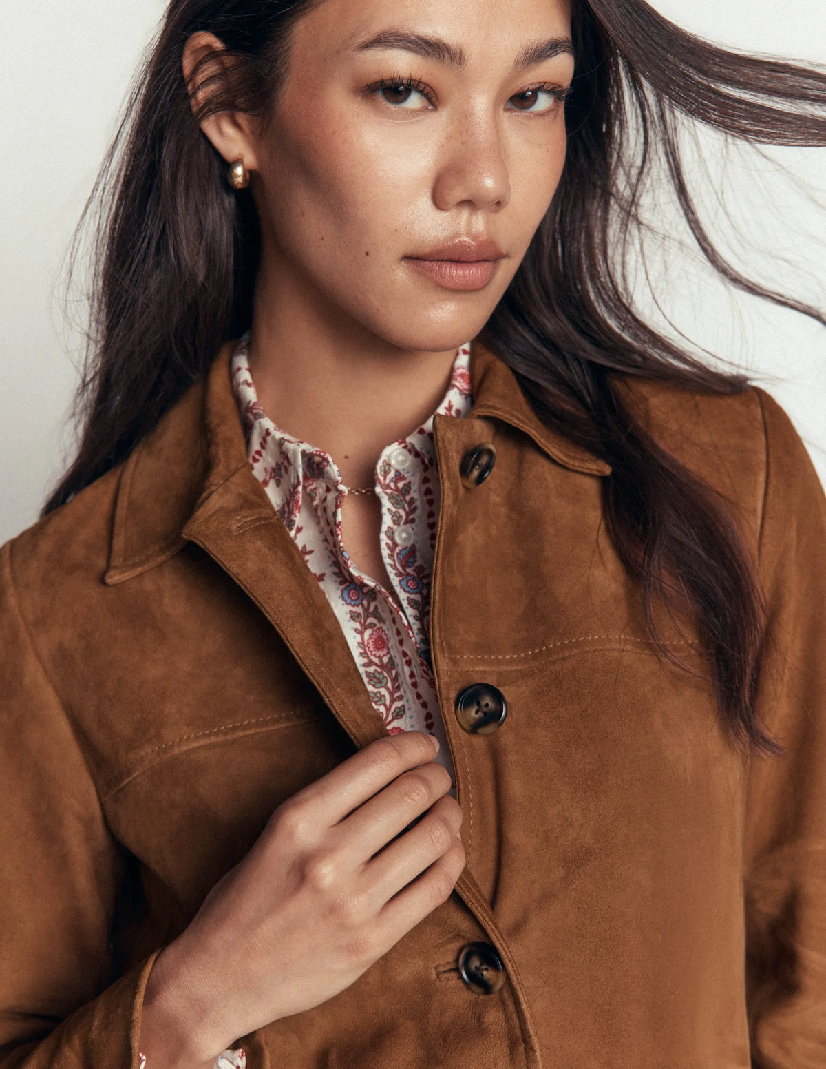 Fife Suede Chore Jacket-Tan