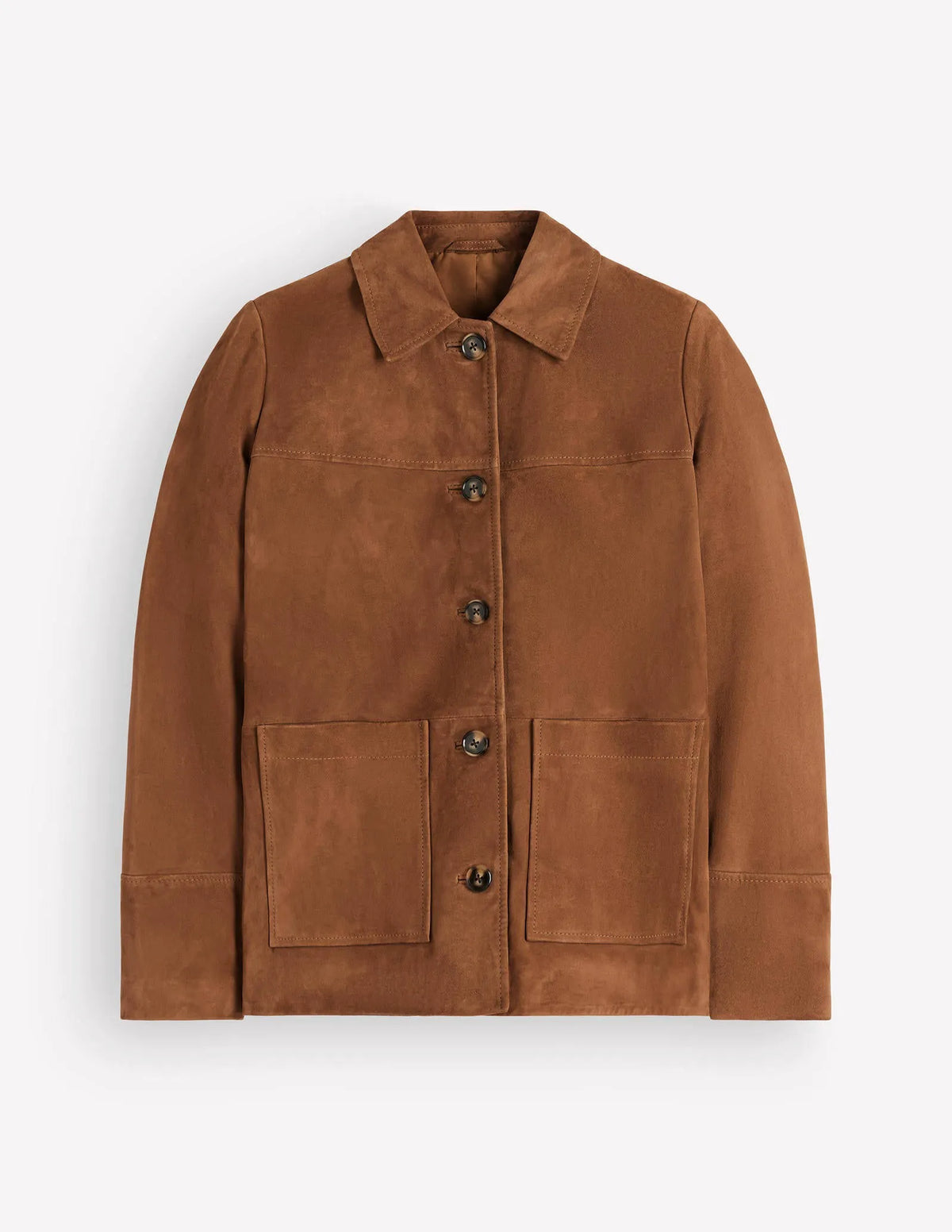 Fife Suede Chore Jacket-Tan
