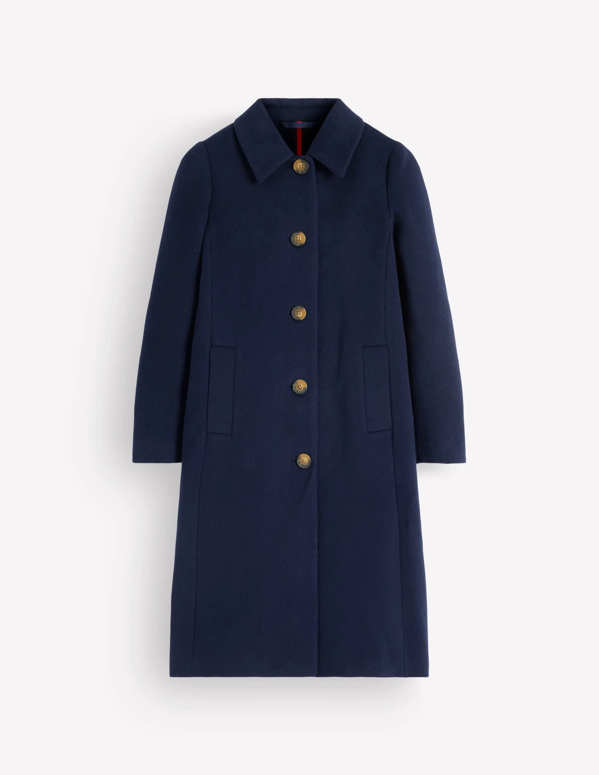 Aylesford Longline Coat-Navy